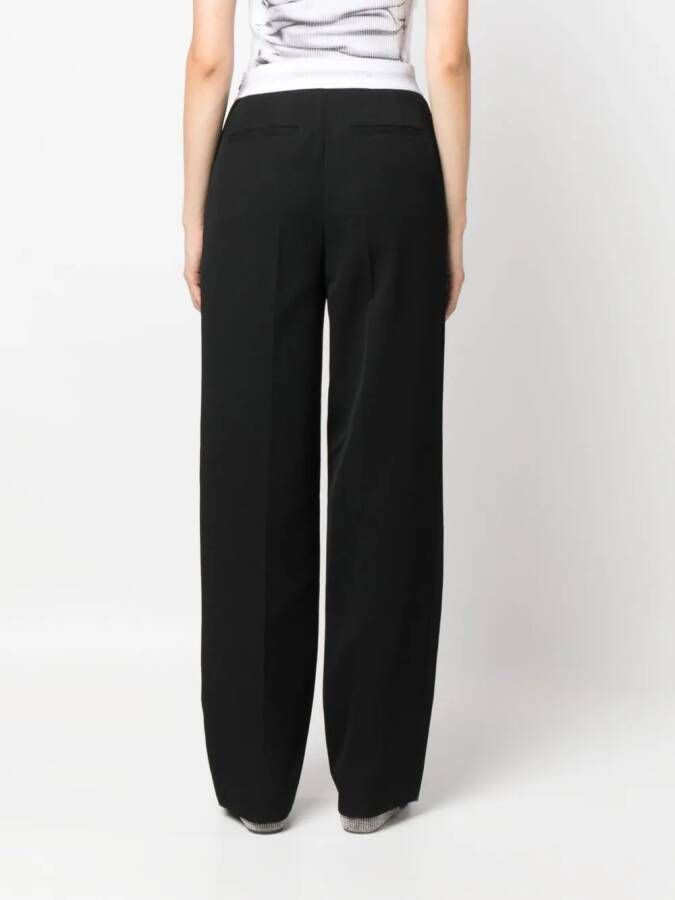Alexander Wang Broek met logoband Zwart