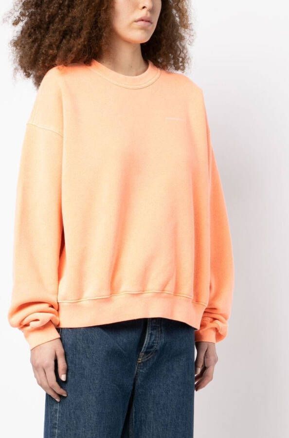 Alexander Wang Sweater met logoprint Oranje