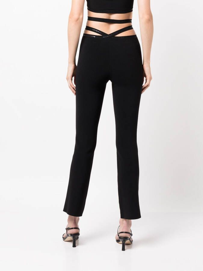 Alexander Wang Legging met logo afwerking Zwart