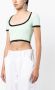Alexander Wang Cropped T-shirt Groen - Thumbnail 3