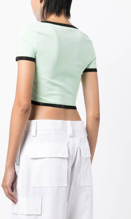 Alexander Wang Cropped T-shirt Groen