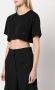 Alexander Wang Cropped T-shirt Zwart - Thumbnail 3