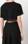 Alexander Wang Cropped T-shirt Zwart - Thumbnail 4