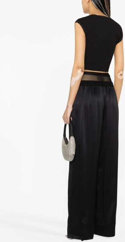 Alexander Wang Cropped top Zwart