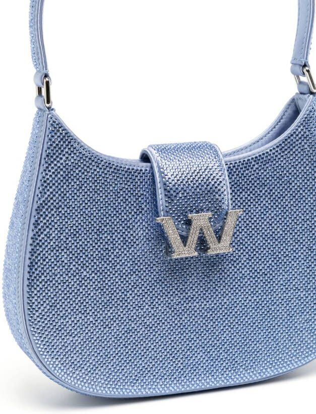 Alexander Wang Wangsport cameratas verfraaid met kristallen Blauw