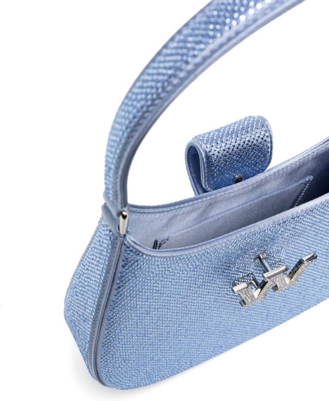 Alexander Wang Wangsport cameratas verfraaid met kristallen Blauw