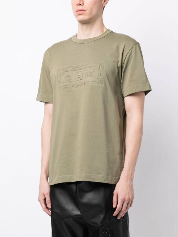 Alexander Wang T-shirt met dollarprint Groen