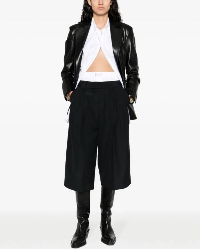 Alexander Wang Cropped broek Zwart