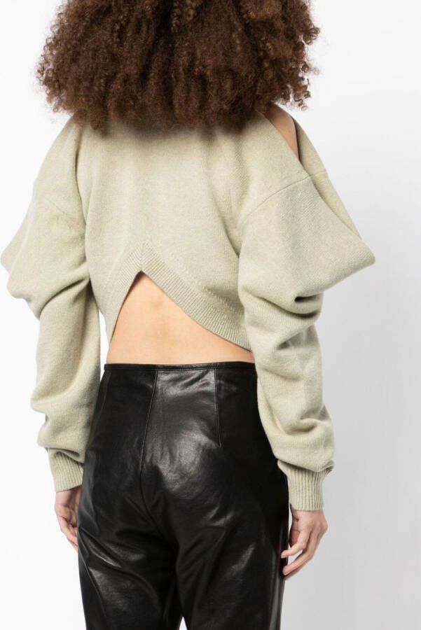 Alexander Wang Trui met gedrapeerde mouwen Groen