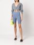 Alexander Wang Fietsshorts met logo Blauw - Thumbnail 2