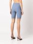 Alexander Wang Fietsshorts met logo Blauw - Thumbnail 4
