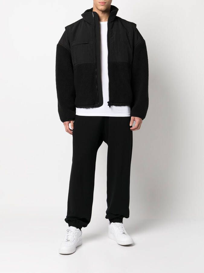 Alexander Wang Fleece jack Zwart