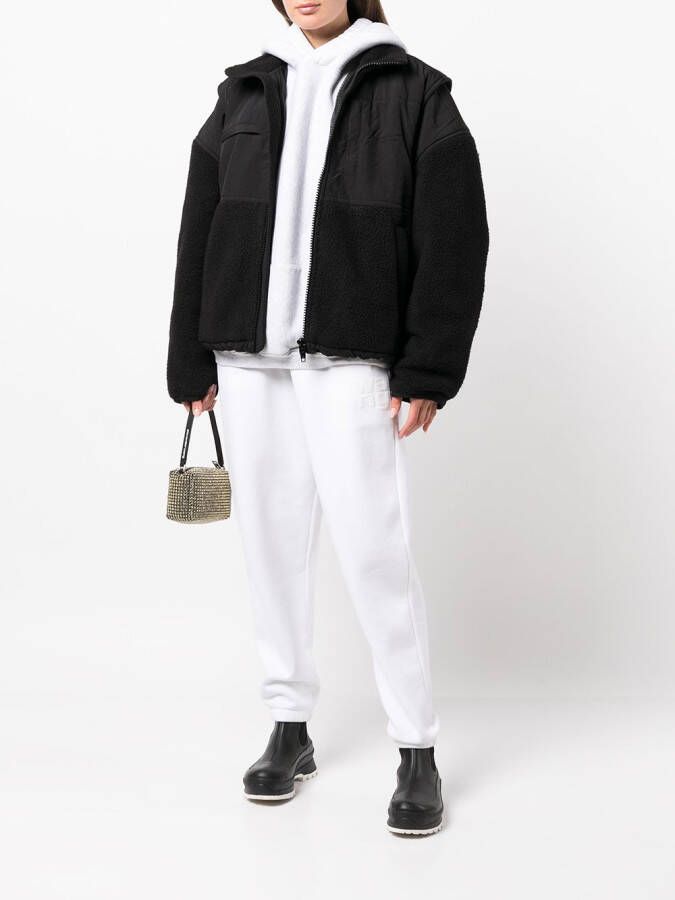 Alexander Wang Fleece jack Zwart