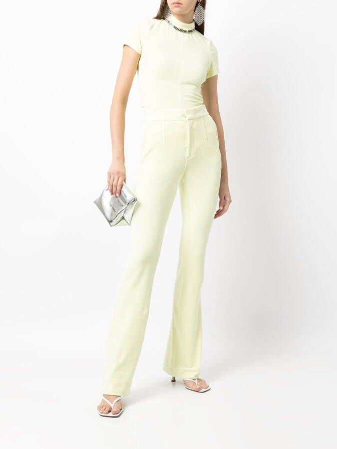 Alexander Wang Fluwelen top Geel