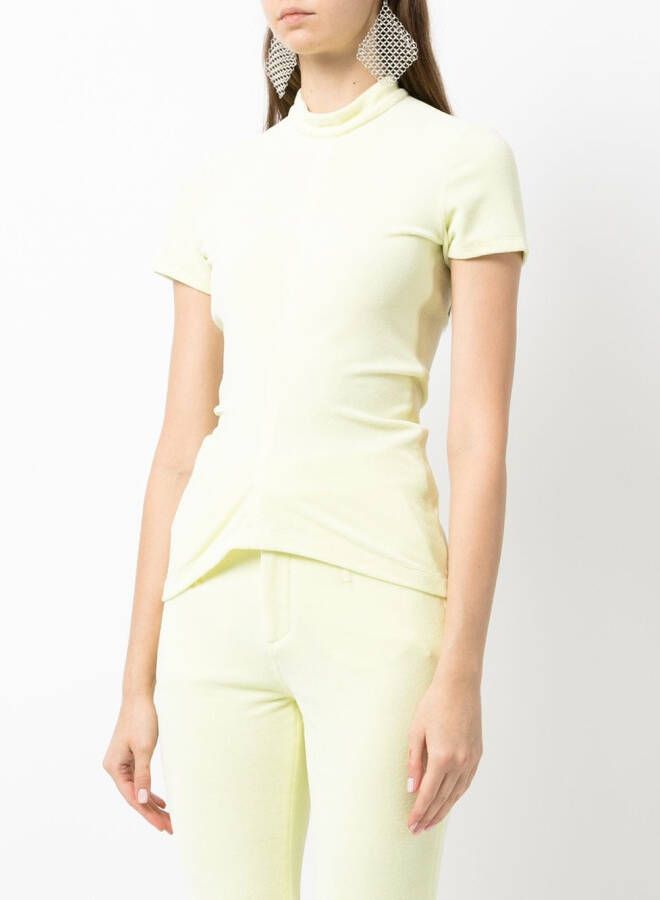 Alexander Wang Fluwelen top Geel