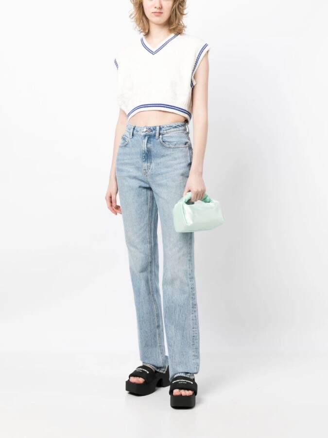 Alexander Wang Fly slim-fit jeans Blauw