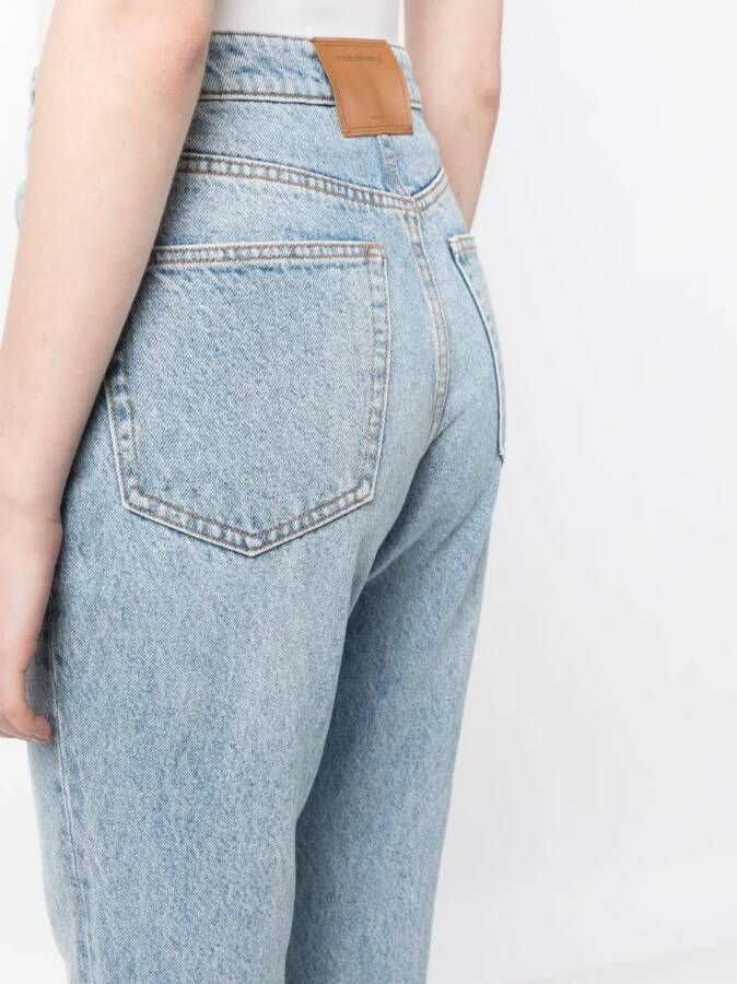 Alexander Wang Fly slim-fit jeans Blauw