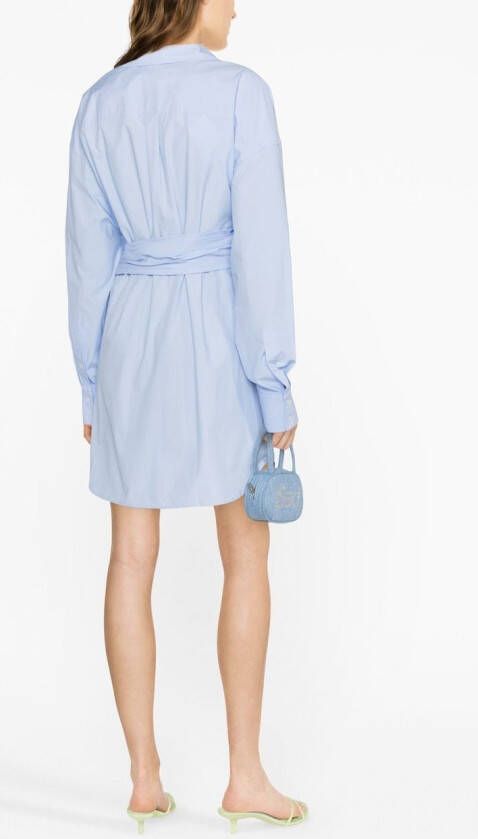 Alexander Wang Gesmockte blousejurk Blauw