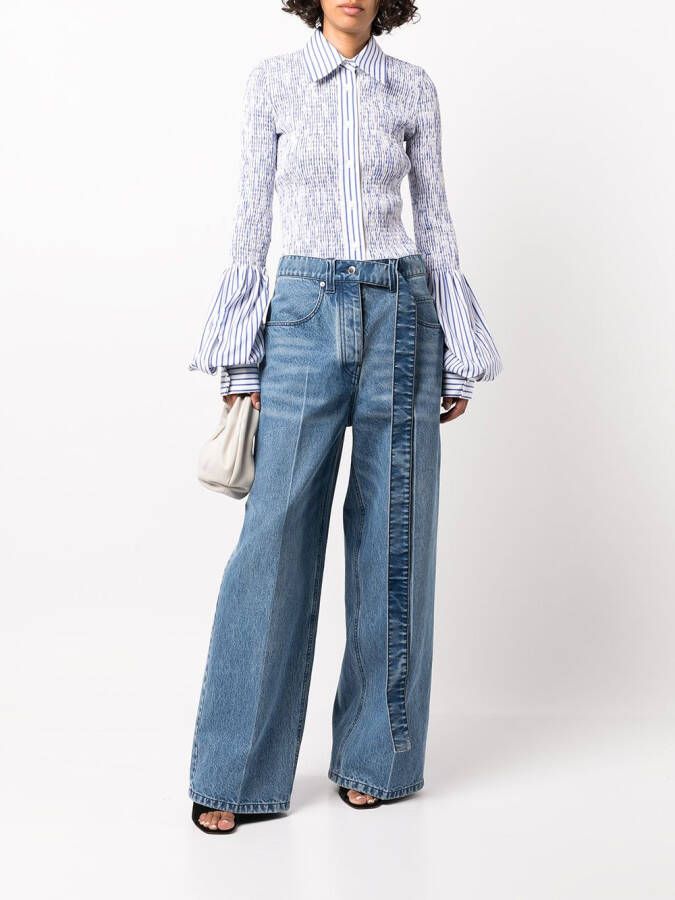 Alexander Wang Gestreepte blouse Blauw