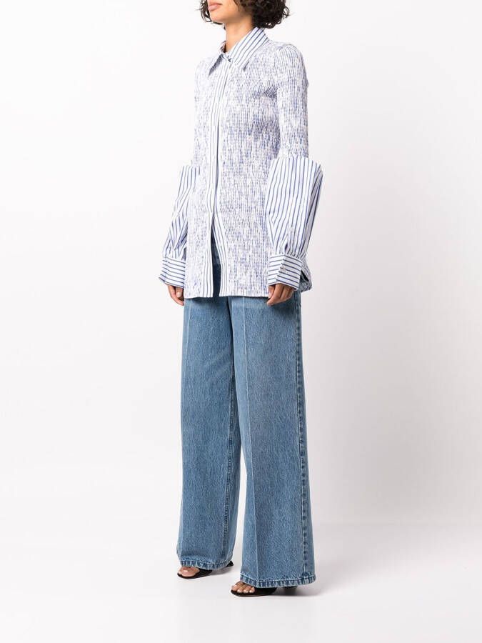 Alexander Wang Gestreepte blouse Blauw