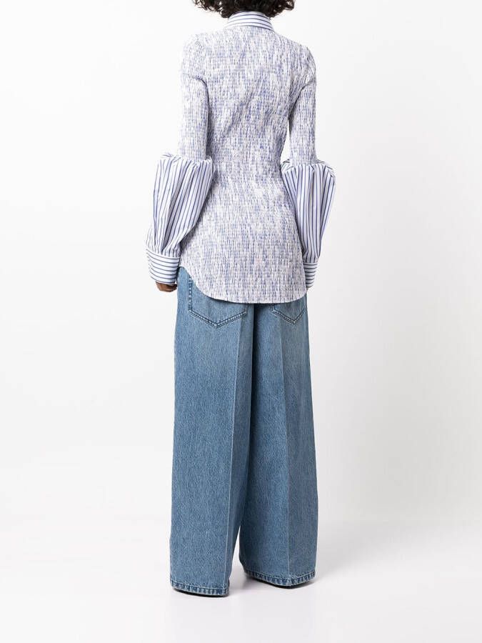 Alexander Wang Gestreepte blouse Blauw