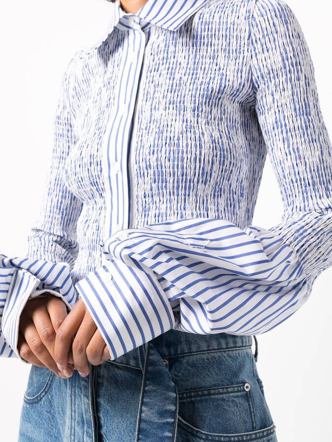 Alexander Wang Gestreepte blouse Blauw