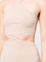 Alexander Wang Halterjurk met logo-afwerking Beige - Thumbnail 5