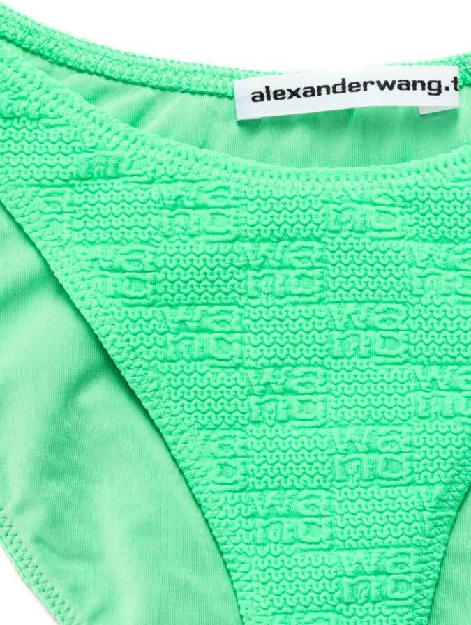 Alexander Wang High waist bikinislip Groen