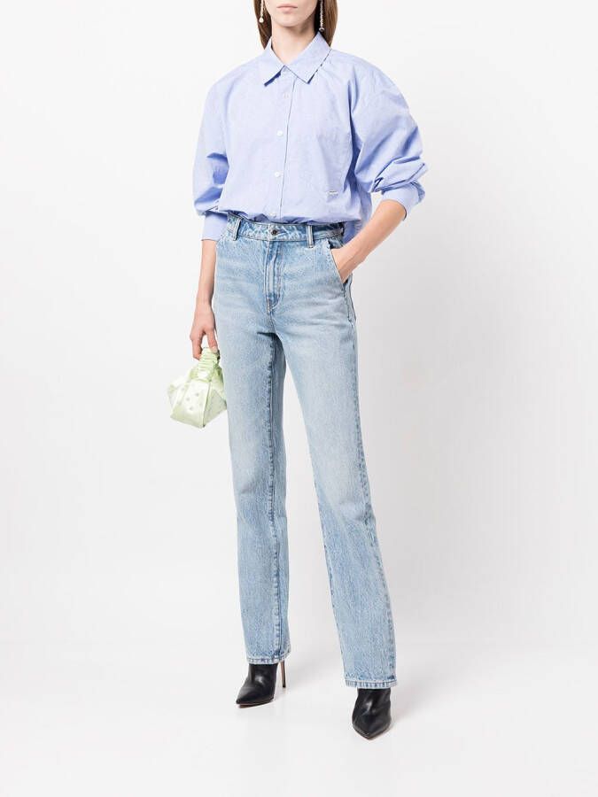 Alexander Wang High waist jeans Blauw