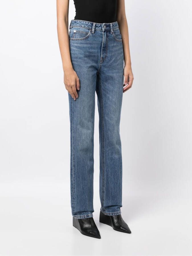 Alexander Wang High waist jeans Blauw