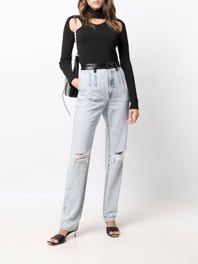 Alexander Wang High waist jeans Blauw