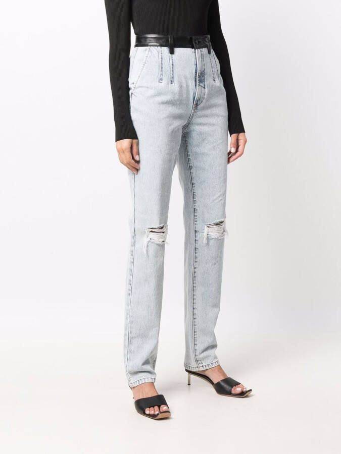 Alexander Wang High waist jeans Blauw