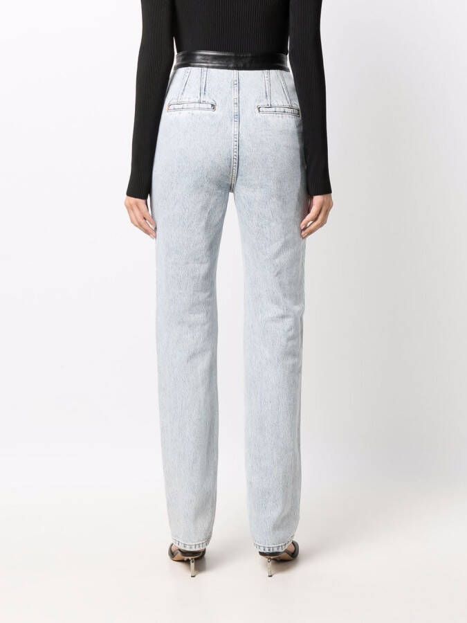 Alexander Wang High waist jeans Blauw