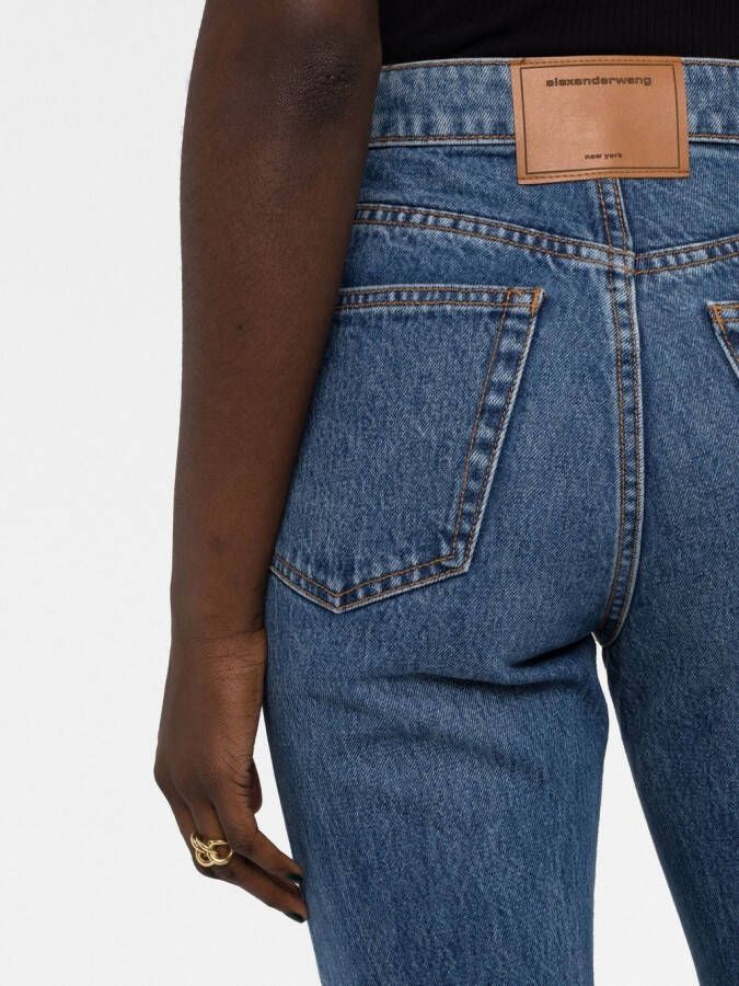 Alexander Wang High waist jeans Blauw