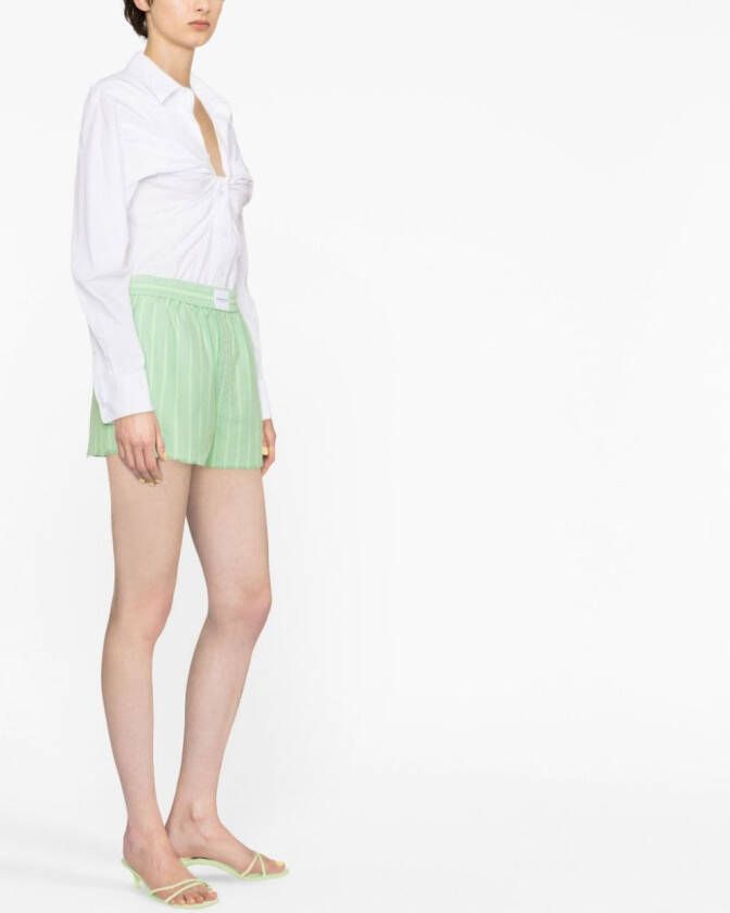 Alexander Wang Zwembroek met logopatch Groen