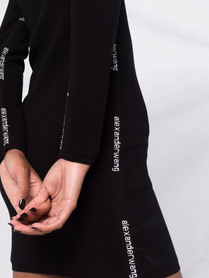 Alexander Wang Intarsia jurk Zwart