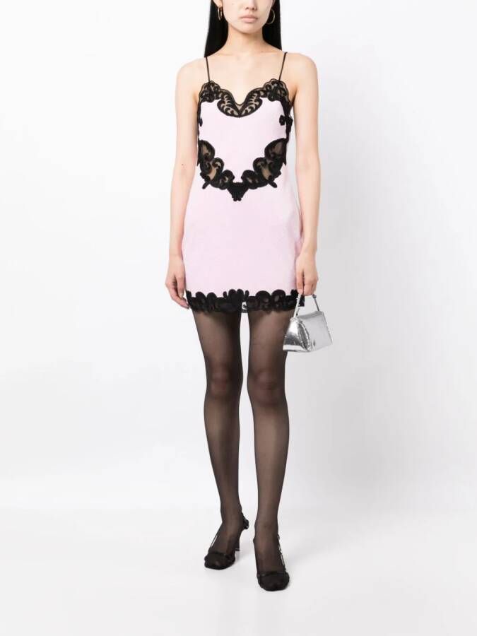 Alexander Wang Mini-jurk met kant Roze