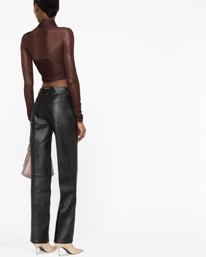 Alexander Wang Straight broek Zwart