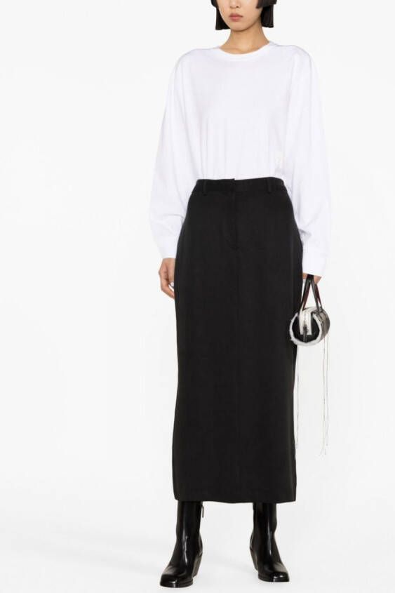 Alexander Wang T-shirt met logopatch Wit