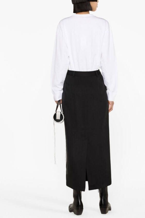 Alexander Wang T-shirt met logopatch Wit