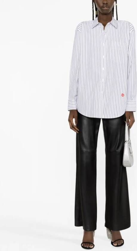Alexander Wang T-shirt met logopatch Wit