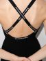 Alexander Wang Mini-jurk met logo Zwart - Thumbnail 4