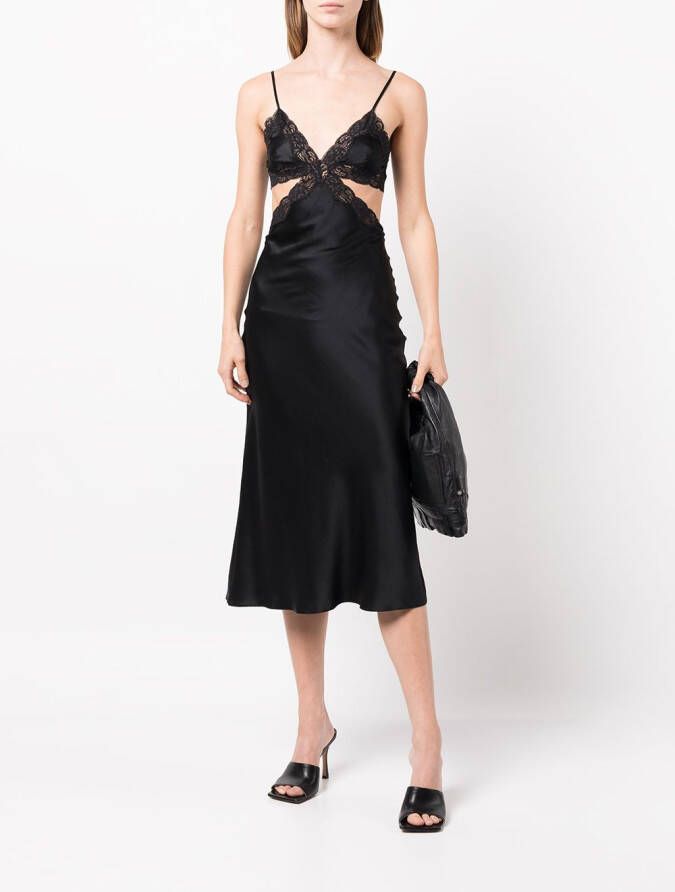 Alexander Wang Mini-jurk met uitgesneden detail Zwart
