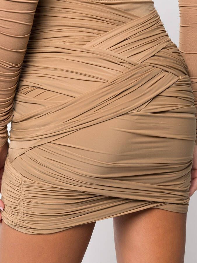 Alexander Wang Mini-rok met bandage Bruin