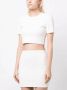 Alexander Wang Cropped T-shirt Wit - Thumbnail 3