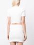 Alexander Wang Cropped T-shirt Wit - Thumbnail 4