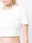 Alexander Wang Cropped T-shirt Wit - Thumbnail 5