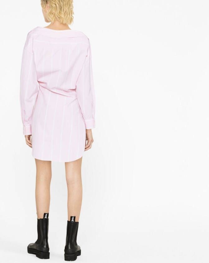 Alexander Wang Off-shoulder blousejurk Roze