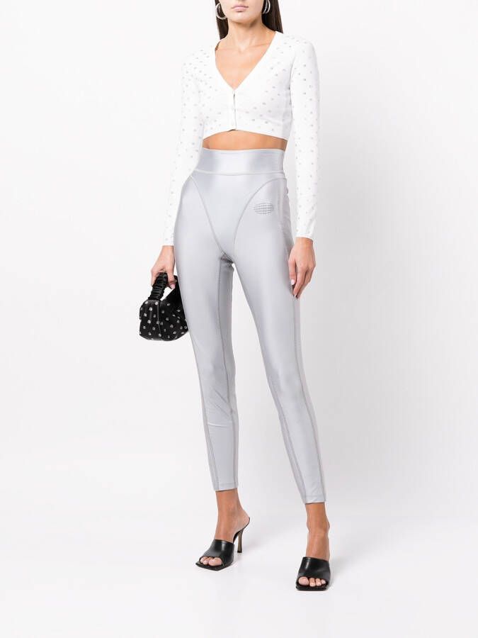 Alexander Wang Metallic legging Grijs