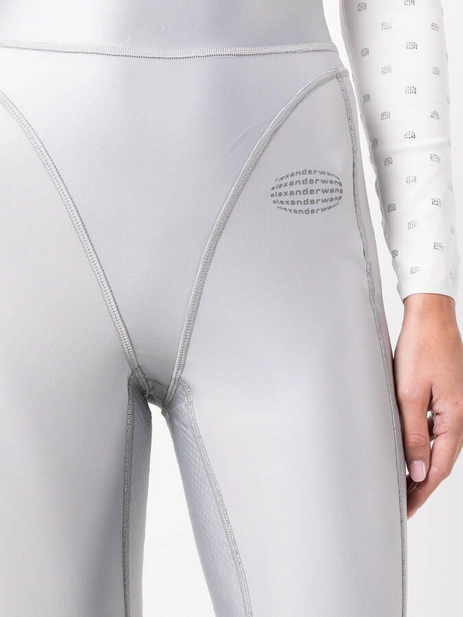 Alexander Wang Metallic legging Grijs